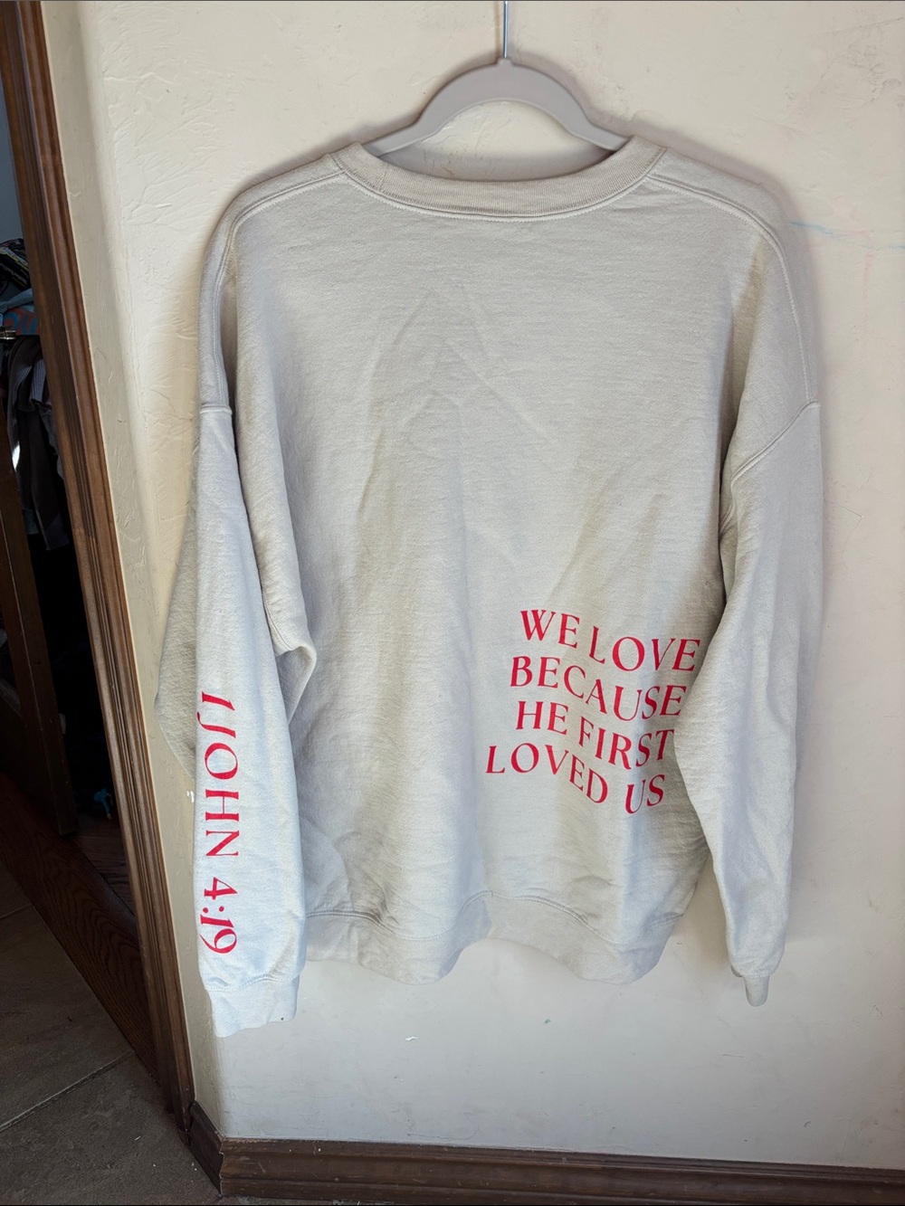 Faith Crewneck sweatshirt!  XL